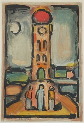Lot 3259 - Georges Rouault CHRIST PRENANT CONGE DE SA...