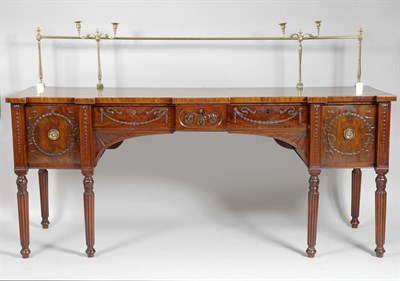 Lot 517 - George III Mahogany Sideboard Early 19th...