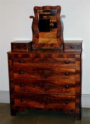 Lot 4097 - Victorian Mahogany Chest of Drawers with...