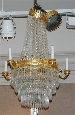 Lot 4313 - Neoclassical Style Gilt-Metal and Glass...