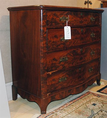 Lot 4470 - Victorian Mahogany Serpentine Front Chest of...