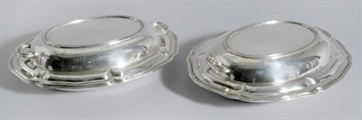 Lot 3340 - Two Spanish Silver Covered Entree Dishes Total...