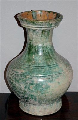 Lot 4165 - Chinese Green Glazed Jar Han Dynasty Height 14...