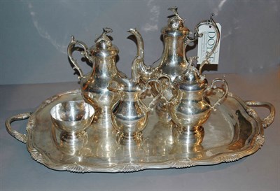 Lot 4299 - Mexican Silver Four-Piece Tea and Coffee...