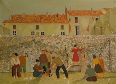 Lot 3077 - Max Savy 20th Century LES FILETS SUR LE MUR...