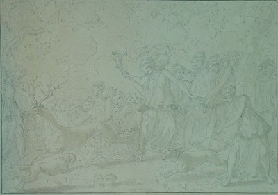 Lot 8 - French School 18th Century Diana and Her...