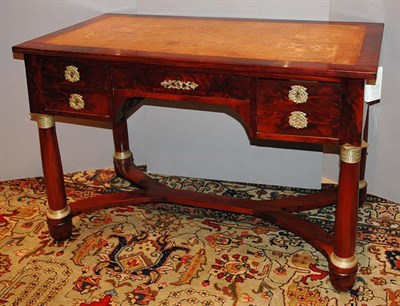 Lot 597 - Empire Gilt-Bronze Mounted Mahogany Bureau...