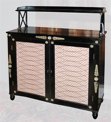 Lot 638 - Regency Gilt-Bronze Mounted Painted Chiffonier...