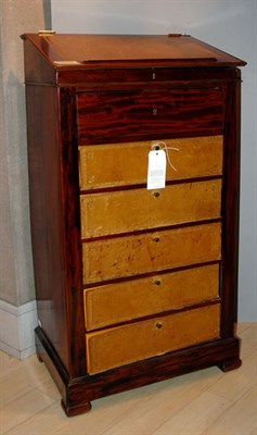 Lot 4266 - Georgian Style Leather Top Mahogany Accountant'...