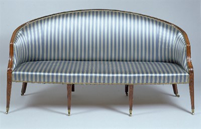 Lot 480 - George III Mahogany Settee Late 18th/early...