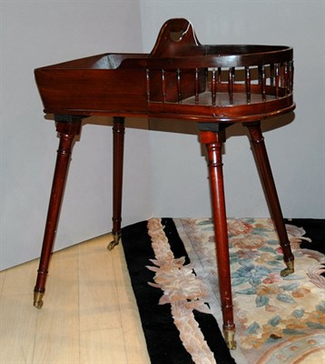 Lot 4128 - Regency Mahogany Cutlery Stand Height 30...