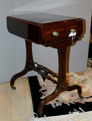 Lot 4479 - Regency Mahogany Drop Leaf Spider Leg Stand...
