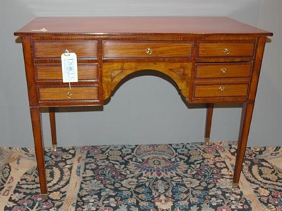 Lot 435 - George III Inlaid Mahogany Writing Desk Late...