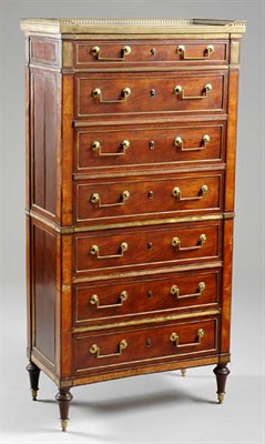 Lot 650 - Louis XVI Brass Mounted Mahogany Secretaire a...