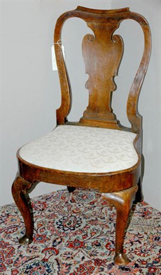 Lot 326 - Queen Anne Walnut Side Chair Early 18th...