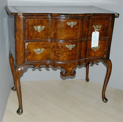Lot 473 - Continental Rococo Walnut Lowboy Probably...