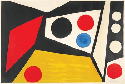 Lot 3106 - Alexander Calder [CONSTRUCTION] Color...