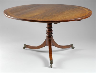 Lot 629 - Regency Cross-Banded Inlaid Mahogany Breakfast...