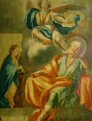 Lot 58 - German School 18th Century THE ANGEL APPEARING...
