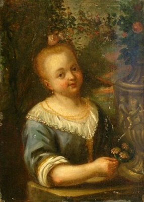 Lot 25 - French School 18th Century YOUNG WOMAN IN A...