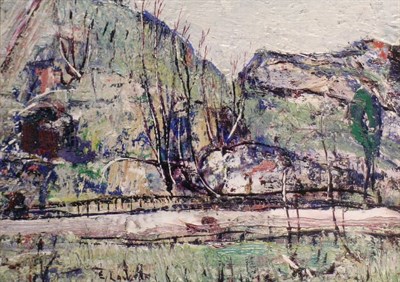 Lot 1231 - Ernest Lawson 1873-1939 SPEEDWAY, NEW YORK...