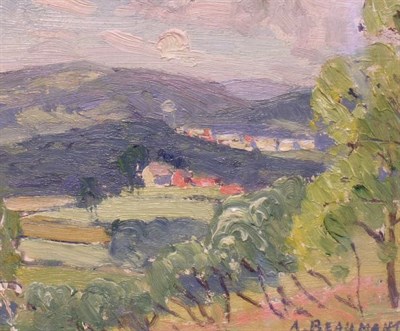 Lot 3006 - A. Beaumont American, 20th century LANDSCAPE...