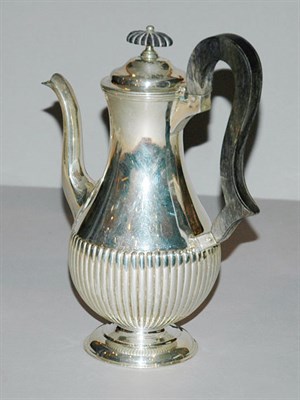 Lot 4294 - Victorian Silver Coffee Pot Height 9 1/2...