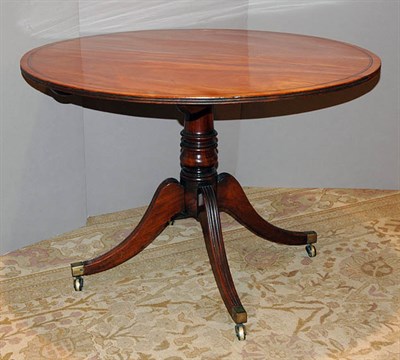 Lot 599 - Late George III Inlaid Ebonized Mahogany...