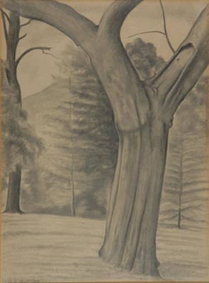 Lot 1223 - George Copeland Ault 1891-1948 OLD APPLE TREE,...