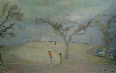 Lot 55 - Germaine Verna French, 1900-1975 WINTER QUAI...