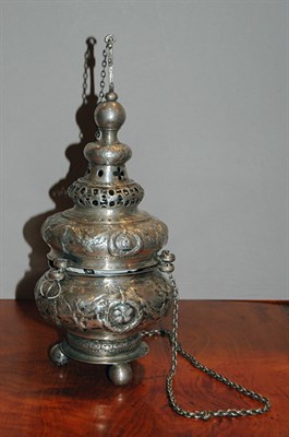 Lot 533 - Russian Silver Hanging Censer Late 18th...