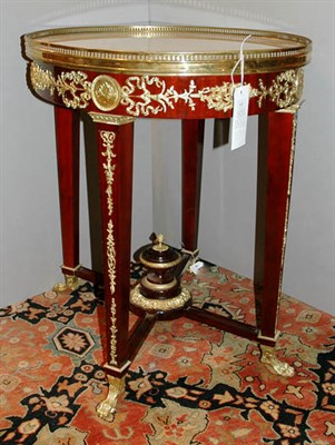 Lot 4122 - Neoclassical Style Marble Top Gilt-Metal...