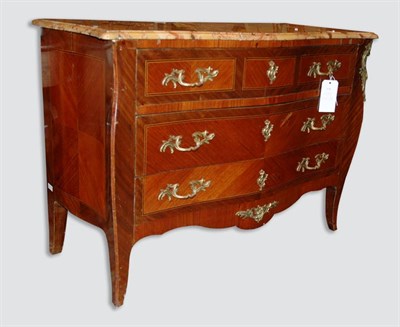 Lot 4138 - Louis XV Style Marble Top Kingwood and...