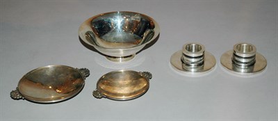 Lot 4285A - Group of Five Georg Jensen Silver Table...