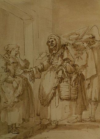 Lot 1 - Circle of Giovanni Domenico Tiepolo THE LETTER...