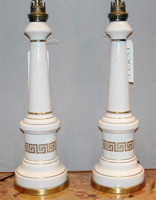 Lot 4196 - Pair of Neoclassical Style Porcelain Columnar...