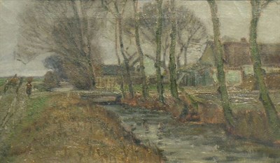 Lot 1242 - George Gardner Symons 1861-1930 FARM IN AUTUMN...
