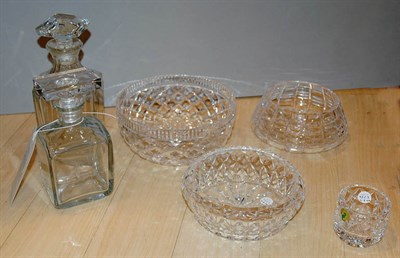Lot 4222 - Four Waterford Crystal Bowls; Together with...