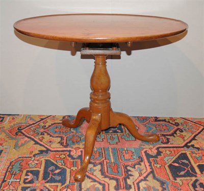 Lot 2152 - Chippendale Walnut Tilt-Top Tea Table Probably...