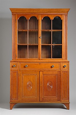 Lot 2276 - Federal Pine Cupboard Probably Hackensack, New...