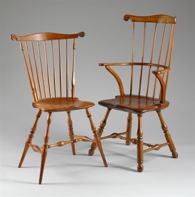 Lot 2169 - Windsor Comb Back Armchair Pennsylvania, last...