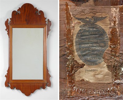 Lot 2159 - Chippendale Inlaid Mahogany Mirror...