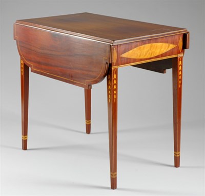 Lot 2298 - Federal Inlaid Mahogany Pembroke Table New...