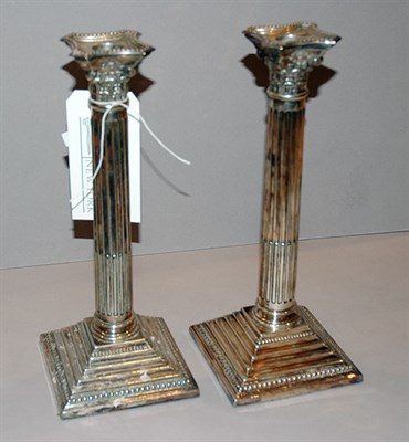 Lot 4278 - Pair of Neoclassical Style Silver Plated...