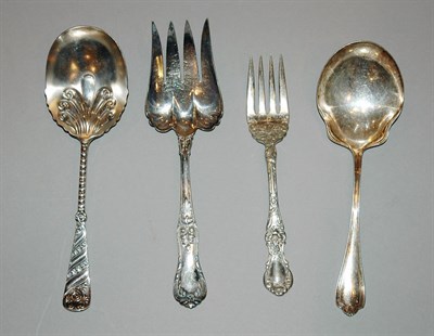 Lot 4293 - Miscellaneous Group of Silver Plated Serving...