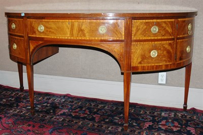 Lot 4250 - Federal Style Inlaid Mahogany Sideboard Height...