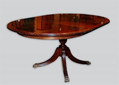 Lot 4372A - Georgian Style Mahogany Single-Pedestal...