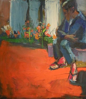 Lot 6 - J. Beck American, 20th century A THOUGHTFUL...