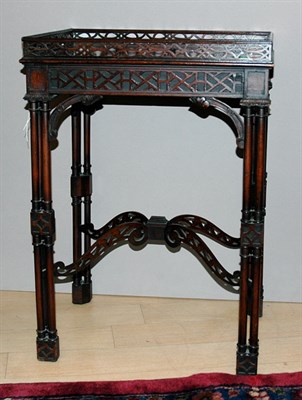 Lot 4449 - Georgian Style Mahogany Tray Top Side Table