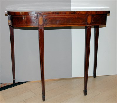 Lot 4444 - Georgian Style Mahogany Console Table Height...